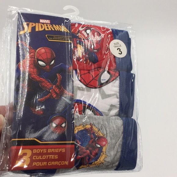 Marvel Spider-Man Boys Briefs Underwear Size 3 New in Package - Picture 2 of 7